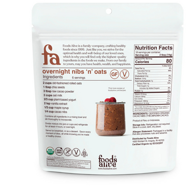 Organic Cacao Nibs (Unsweet)